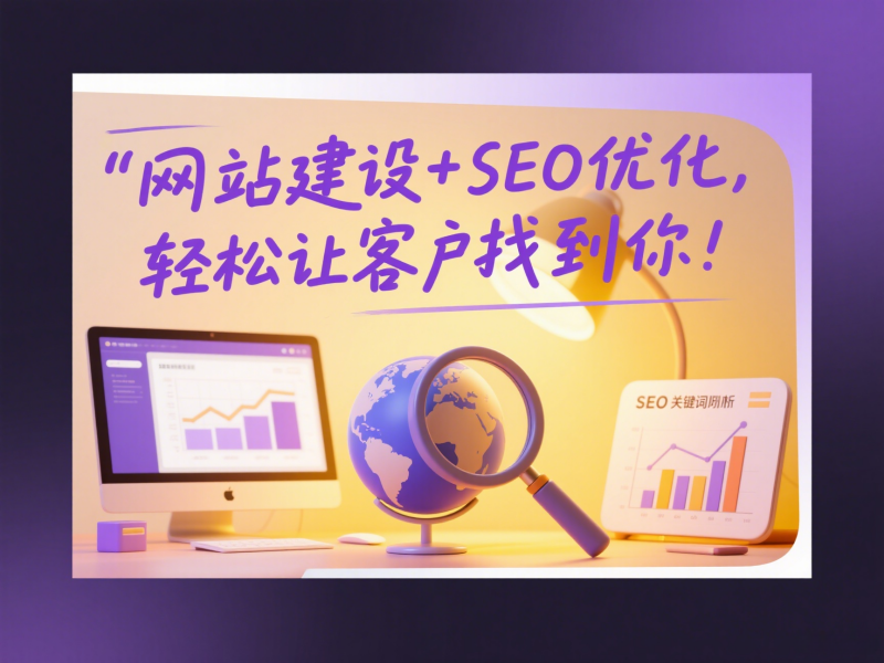 網(wǎng)站建設+SEO優(yōu)化一步到位，輕松讓客戶找到你！